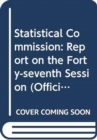 Image for Statistical Commission : report on the forty-seventh session (8-11 March 2016)