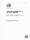 Image for Commission on the Status of Women : report on the sixty-first session (24 March 2016 and 13-24 March 2017)