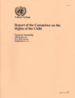 Image for Report of the Committee on the Rights of the Child