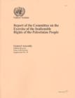 Image for Report of the Committee on the Exercise of the Inalienable Rights of the Palestinian People