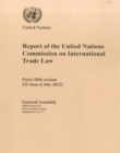 Image for Report of the United Nations Commission on International Trade Law