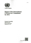 Image for Report of the International Civil Service Commission for the year 2012