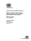 Image for Report of the United Nations Joint Staff Pension Board
