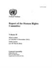Image for Report of the Human Rights Committee : Vol. 2: 103rd session (17 October - 4 November 2011); 104th session (12 - 30 March 2012)