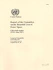 Image for Report of the Committee on the Peaceful Uses of Outer Space : fifty-sixth session (12-21 June 2013)