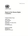 Image for Report of the Human Rights Committee : Vol. 2 Part 2: 105th session; 106th session; 107th session