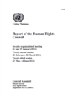 Image for Report of the Human Rights Council