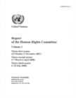 Image for Report of the Human Rights Committee : Vol. 1: Ninety-first session (15 October-2 November 2007); ninety-second session; ninety-third session