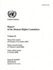 Image for Report of the Human Rights Committee : Vol. 2: Ninety-first session (15 October - 2 November 2007); ninety-second session (17 March - 4 April 2008); ninety-third session (7-16 July 2008)