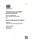 Image for Financial report and audited financial statements for the 12-month period from 1 July 2011 to 30 June 2012 and report of the Board of Auditors