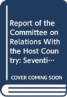 Image for Report of the committee on relations with the host country  : seventieth session