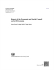 Image for Report of the Economic and Social Council for 2016 : 24 July 2015 - 27 July 2016