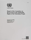 Image for Report of the Committee on the Exercise of the Inalienable Rights of the Palestinian People