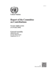 Image for Report of the Committee on Contributions : seventy-eighth session (4-29 June 2018)