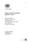 Image for Report of the Committee against Torture