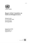 Image for Report of the Committee on the Enforced Disappearances : fifteenth session (5 - 16 November 2018) and sixteenth session (8 - 18 April 2019)