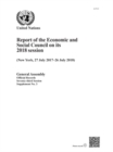 Image for Report of the Economic and Social Council for 2018 : (New York, 27 July 2017 - 26 July 2018