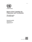 Image for Report of the Committee for Programme and Coordination : fifty-eighth session (4-29 June 2018)