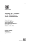 Image for Report of the Committee on the Elimination of Racial Discrimination