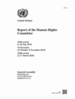 Image for Report of the Human Rights Committee : 126th session (1-26 July 2019); 127th session (14 October-8 November 2019); 128th session (2-27 March 2020)