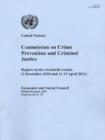 Image for Commission on Crime Prevention and Criminal Justice : report on the twentieth session (3 December 2010 and 11-15 April 2011)