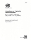 Image for Commission on Population and Development : report on the forty-sixth session (27 April 2013 and 22-26 April 2013)