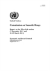 Image for Commission on Narcotic Drugs : report on the fifty-sixth session (7 December 2012 and 11-15 March 2013)
