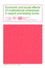 Image for Economic and Social Effects of Multinational Enterprises in Export Processing Zones