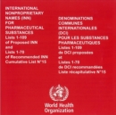 Image for International Nonproprietary Names (INN) for Pharmaceutical Substances (CD-ROM) : lists 1-109 of proposed INN and lists 1-70 of recommended INN, cumulative list no. 15