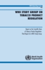 Image for The Scientific Basis of Tobacco Product Regulation