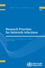 Image for Research priorities for Helminth infections : technical report of the TDR Disease Reference Group on Helminth Infections