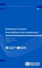 Image for Evaluation of Certain Food Additives and Contaminants