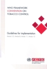 Image for WHO Framework Convention on Tobacco Control: Guidelines for Implementation of Article 5.3, Articles 8 to 14