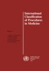 Image for International Classification of Procedures in Medicine : v. 1