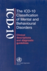 Image for The ICD-10 Classification of Mental and Behavioural Disorders : Clinical Description and Diagnostic Guidelines