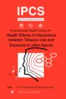 Image for Health Effects of Interactions Between Tobacco Use and Exposure to Other Agents