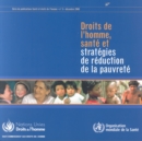 Image for Droits de L&#39;Homme, Sante Et Strategies de Reduction de La Pauvrete : Serie de Publications Sante Et Droits Humains