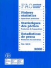 Image for Food and Agriculture Organization Yearbook 2000 : Fishery Statistics - Aquaculture Production (FAO Fisheries)