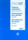 Image for FAO Yearbook : Fishery Statistics - Capture Production 2001