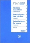 Image for FAO Yearbook : Fishery Statistics - Commodities 2003