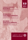 Image for Animal Genetic Resources : An International Journal No. 53, 2013
