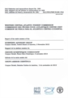Image for Report of the Sixth session of the Scientific Advisory Group, Corpus Christi, United States of America, 3 November 2013 : Rapport de la  sixieme session du Groupe scientifique consultatif, Corpus Chri