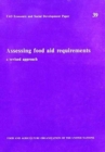 Image for Assessing food aid requirements