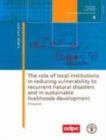 Image for The Role of Local Institutions in Reducing Vulnerability to Recurrent Natural Disasters and in Sustainable Livelihoods Development : Philippines (Institutions for Rural Development)
