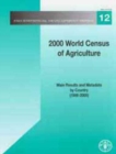 Image for 2000 World Census of Agriculture (Fao Statistical Development Series)