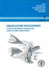 Image for Aquaculture development. 6. Use of wild fishery resources for capture-based aquaculture