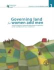 Image for Governing land for women and men