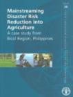 Image for Mainstreaming disaster risk reduction into agriculture