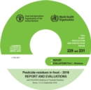 Image for Pesticide residues in food 2016 [CD-ROM]