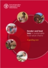 Image for Gender and food loss in sustainable food value chains  : a guiding note